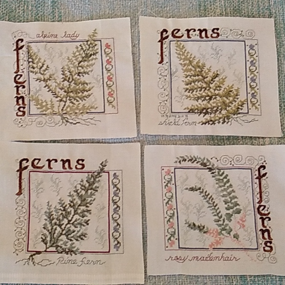 Finished counted cross stitch